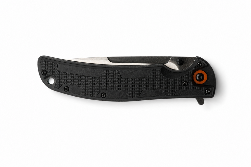 Strikeline folding knife closed side view