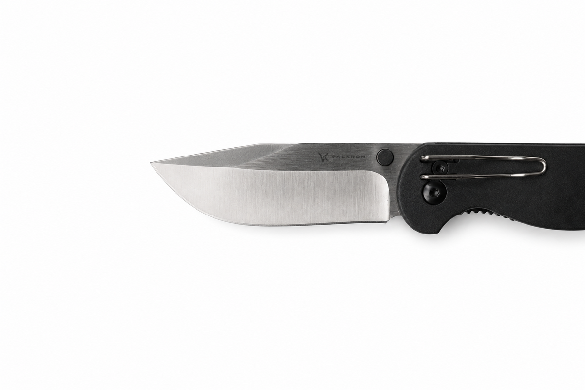 Ironclad EDC détail de la lame et du manche du couteau pliant