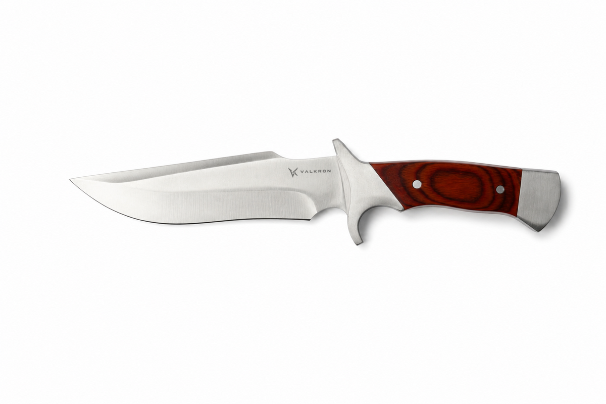 Emberwood Bowie fixed blade knife side view