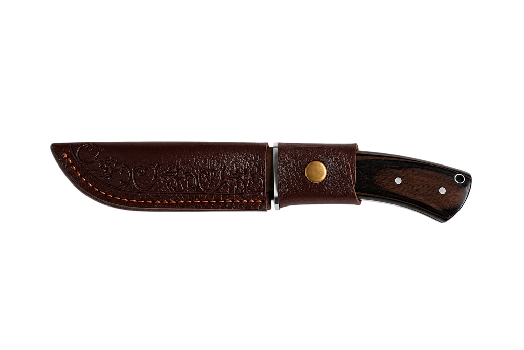 Stag Ridge hunting knife sheath detail
