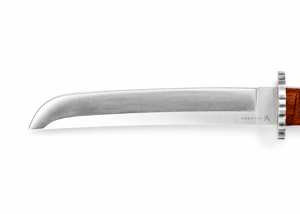 Frontier Hunter Bowie fixed blade knife blade detail