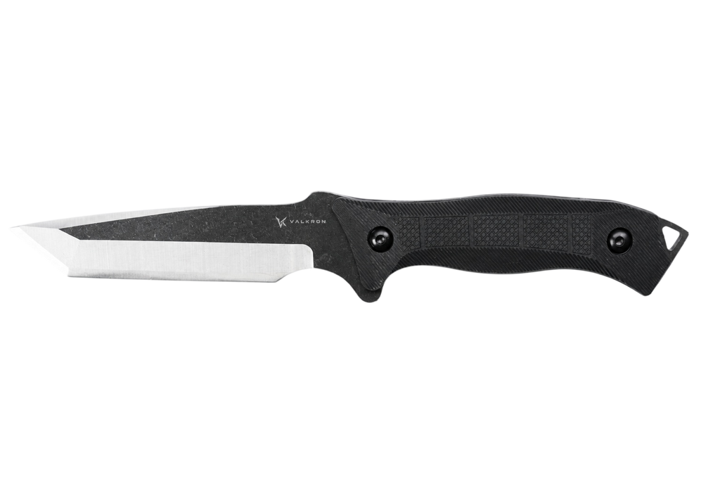 Obsidian outdoor fixed blade knife by VALKRON