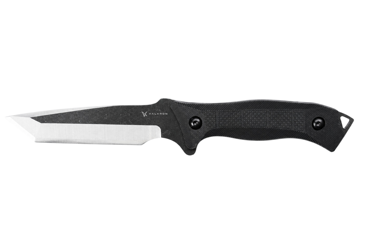 Obsidian outdoor fixed blade knife by VALKRON