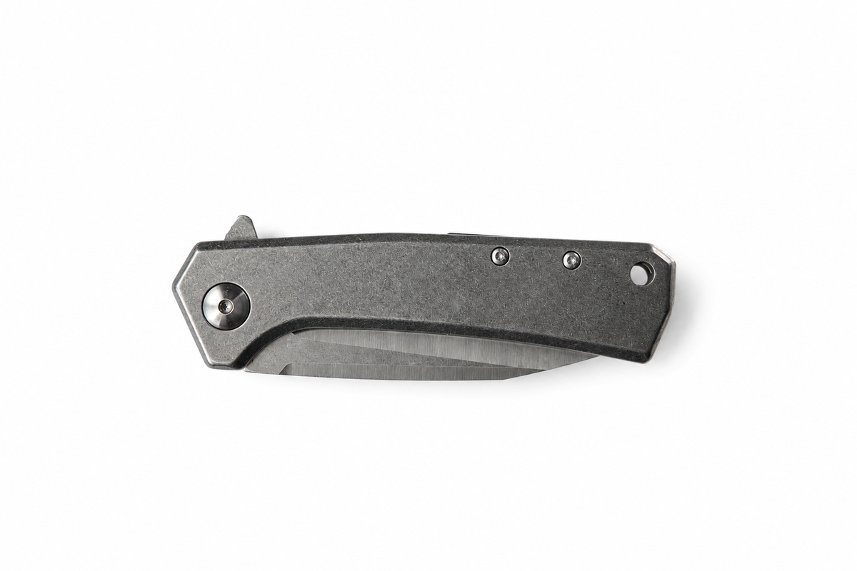 Greyfang folding knife closed side view