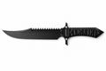 Dreadspine sawback fixed blade knife side view by VALKRON