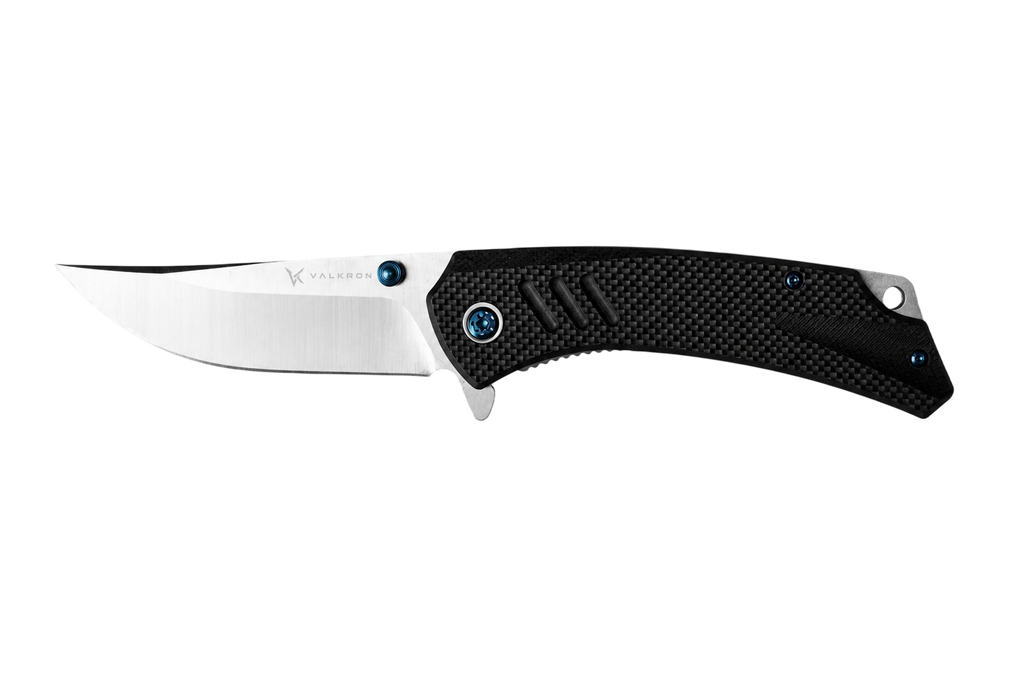 Overlord Bowie-style folding knife by VALKRON