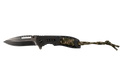 Pathfinder outdoor folding knife shown with lanyard by VALKRON